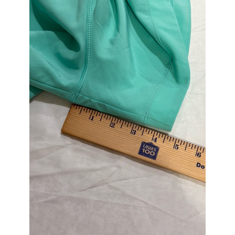 NEW! Women's Tek Gear Active Workout Gear Shorts Size 2X Aqua crystal Midrise - Picture 4 of 10